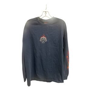 Vintage Y2K Orange County Choppers American Motorcycle Blue XL Long Sleeve